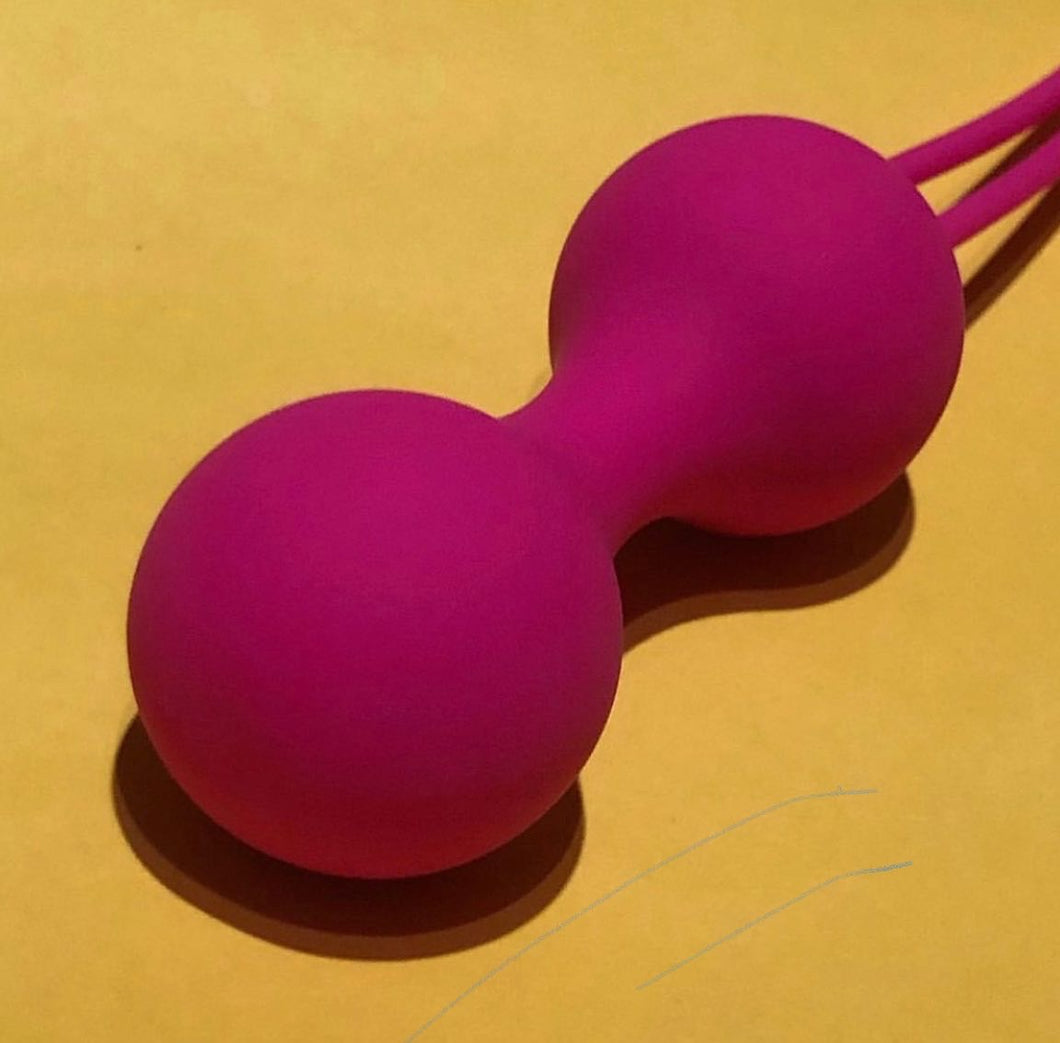 Bolas Kegel de silicona (en negro)